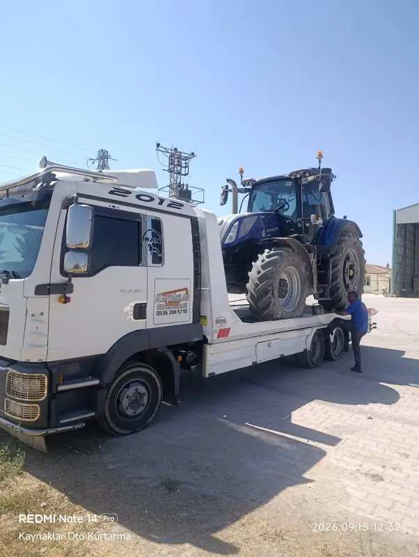 Oto kurtarma ve çekici hizmeti